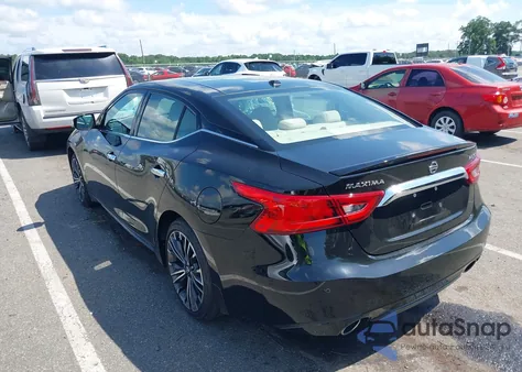 2017 Nissan Maxima 3.5 Platinum из США, поврежденный, VIN 1N4AA6AP0HC411897